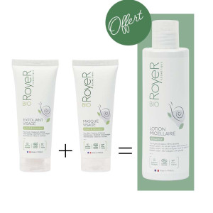 Trio Détox - Exfoliant, masque et Lotion offerte