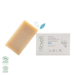 Savon saponifié à froid à la bave d’escargot 100g