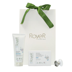 Coffret de Noël : Crème mains, savon et porte-savon