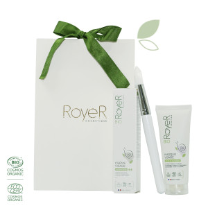 Coffret de Noël : Crème visage, masque et pinceau
