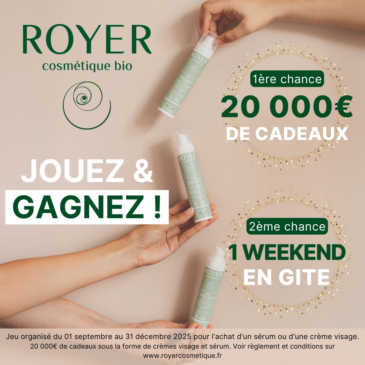 Jeu concours nouvelle gamme Royer