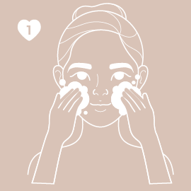 masque tisssu nettoyer le visage avant