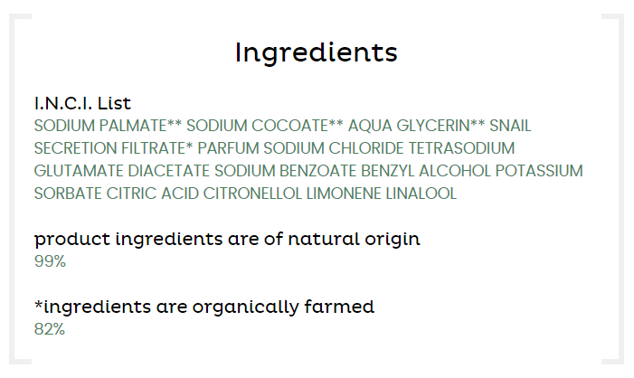 Soap ingredients